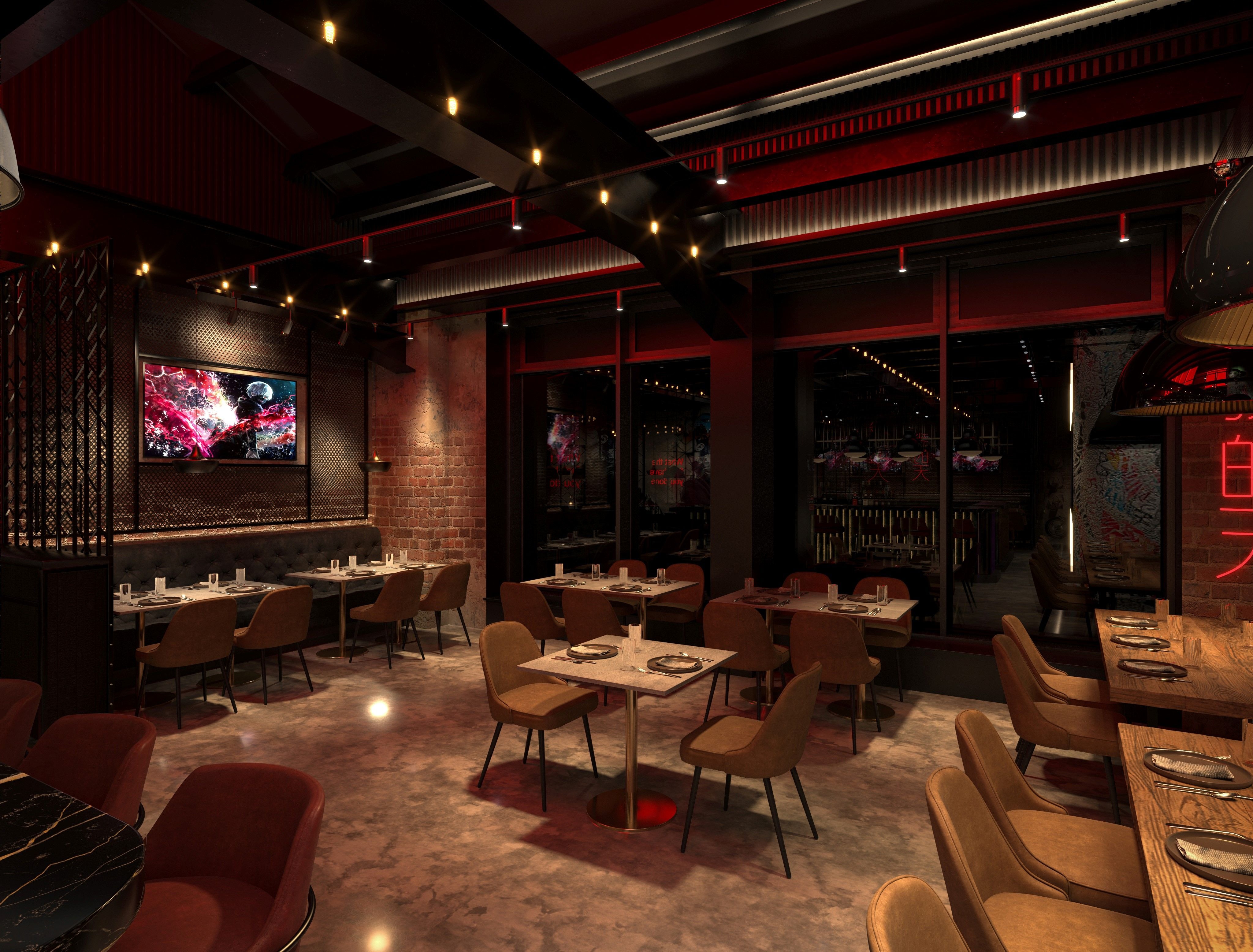 Stylowo zaaranżowane wnętrze części lounge